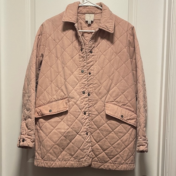 Joie Jackets & Blazers - Joie Blush Quilted Button-Up Jacket